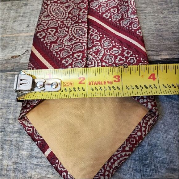 VINTAGE GOLDEN CLASP BY PRINCE CONSORT Professional Neck Tie Formal - Picture 4 of 5